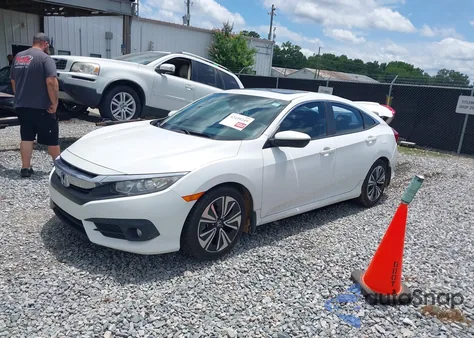 2017 Honda Civic Ex-L z USA, uszkodzony, nr VIN 19XFC1F72HE017851